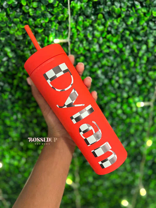 Skinny Name Tumbler