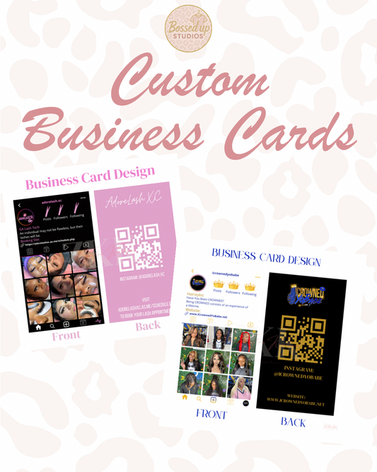 Custom Business Cards (Front & Back)